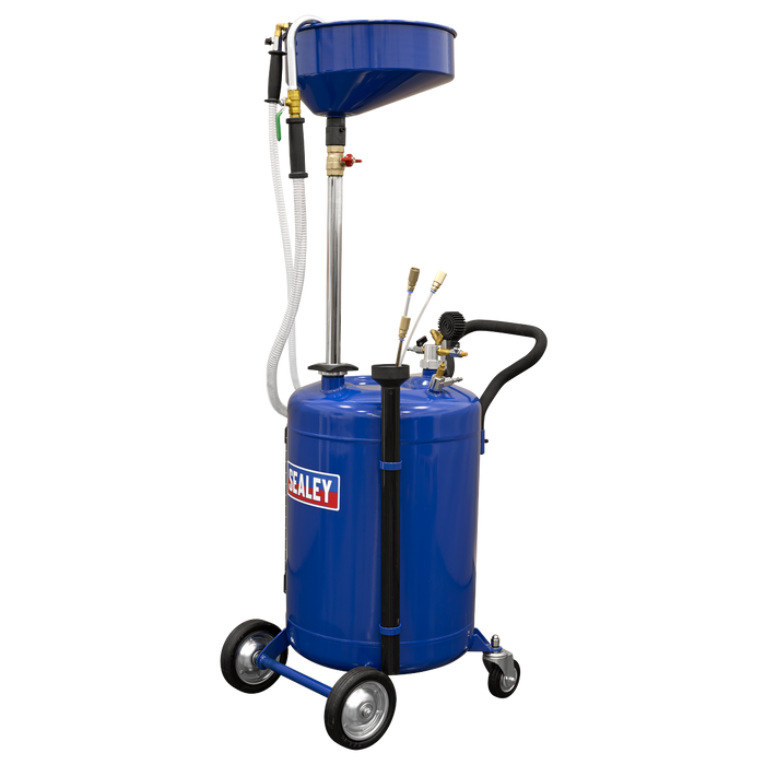 Air Discharge Mobile Oil Drainer with Probes 90L | AK459DX