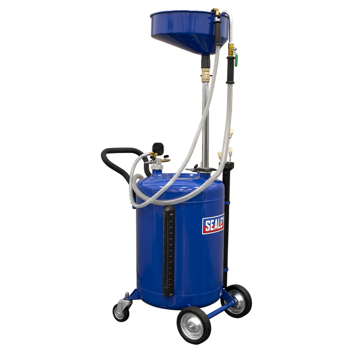 Air Discharge Mobile Oil Drainer with Probes 90L | AK459DX