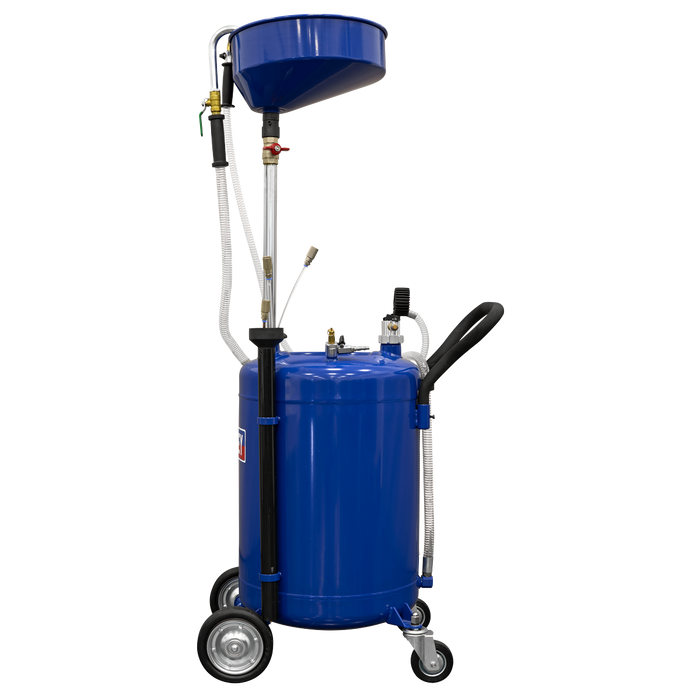 Air Discharge Mobile Oil Drainer with Probes 90L | AK459DX