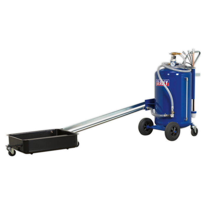 Cantilever Air Discharge Mobile Oil Drainer with Probes 80L | AK462DX