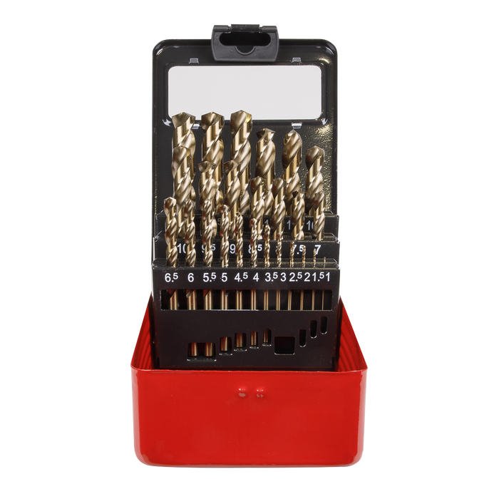 HSS Cobalt Fully Ground Drill Bit Set 25pc | AK4702