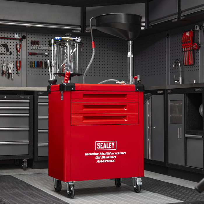 Mobile Multifunction Oil Station with 61pc Tool Set | AK470DX