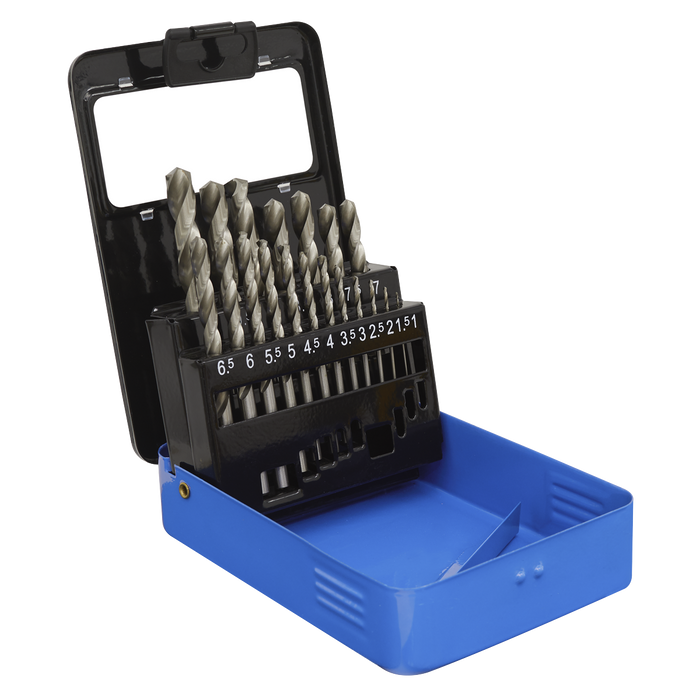 HSS Fully Ground Drill Bit Set 19pc | AK47191