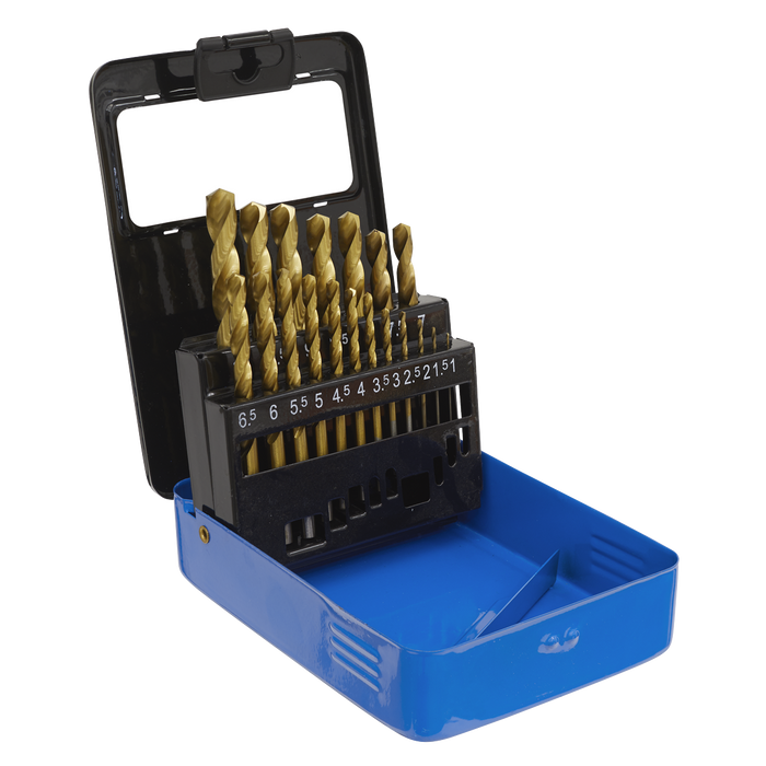 HSS Fully Ground Drill Bit Set 19pc - DIN 338 | AK4719