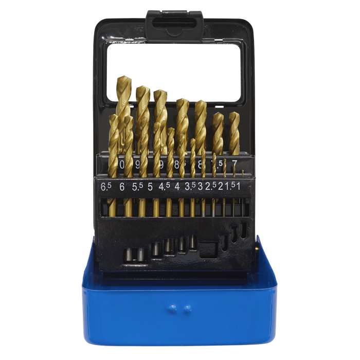 HSS Fully Ground Drill Bit Set 19pc - DIN 338 | AK4719