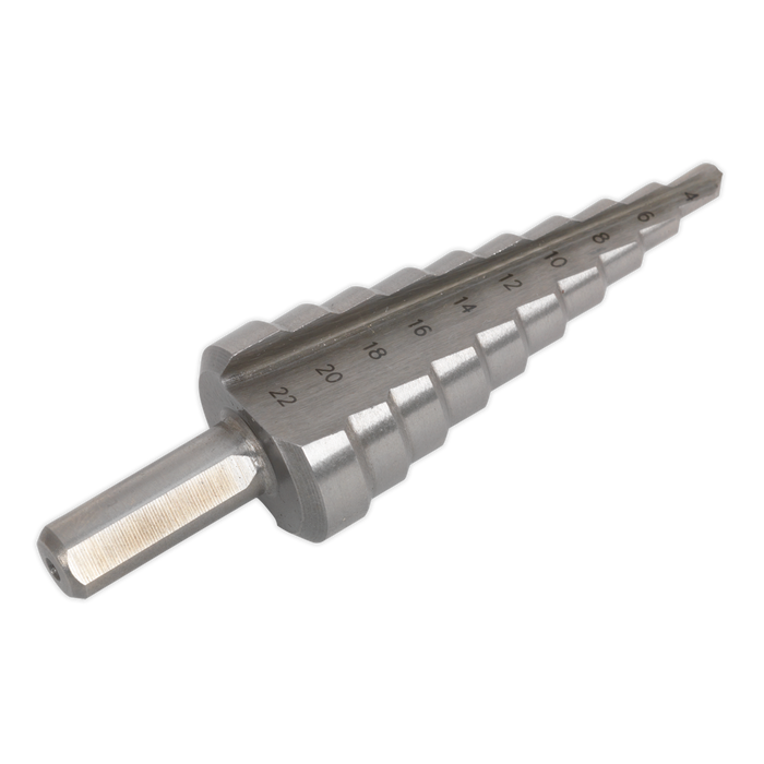 Double Flute HSS M2 Step Drill Bit 4-22mm | AK4722