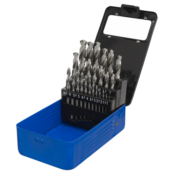 HSS Fully Ground Drill Bit Set 25pc | AK47251