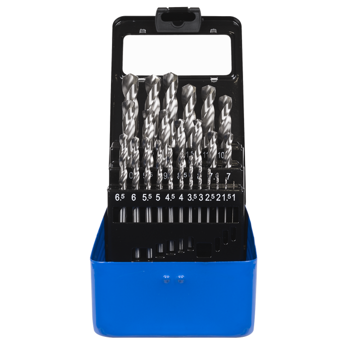 HSS Fully Ground Drill Bit Set 25pc | AK47251