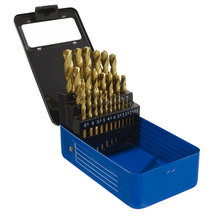 HSS Fully Ground Drill Bit Set 25pc - DIN 338 | AK4725