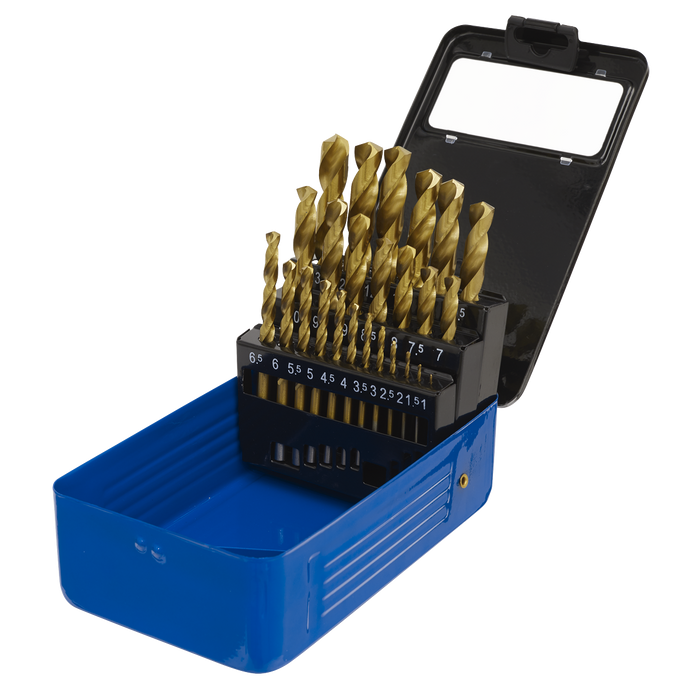 HSS Fully Ground Drill Bit Set 25pc - DIN 338 | AK4725