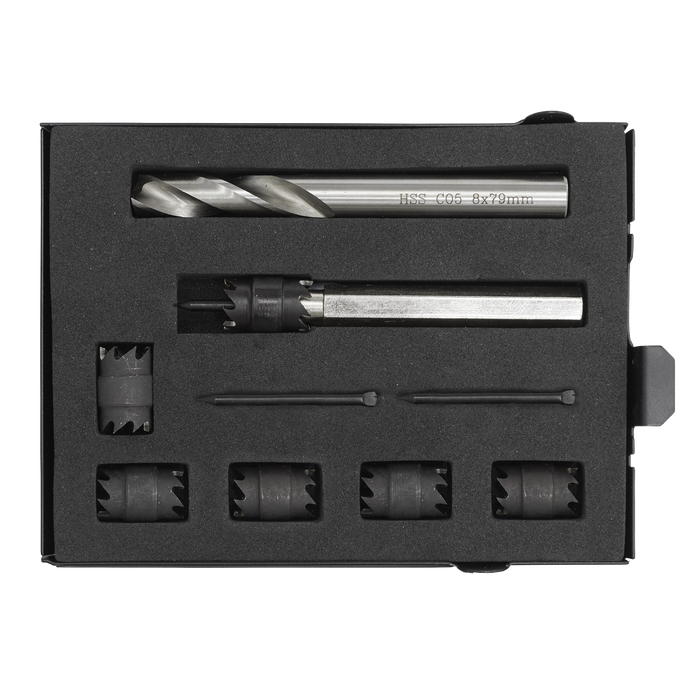 Spot Weld Cutter & Drill Bit Set 10mm 9pc | AK4730