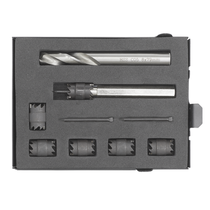 Spot Weld Cutter & Drill Bit Set 10mm 9pc | AK4730