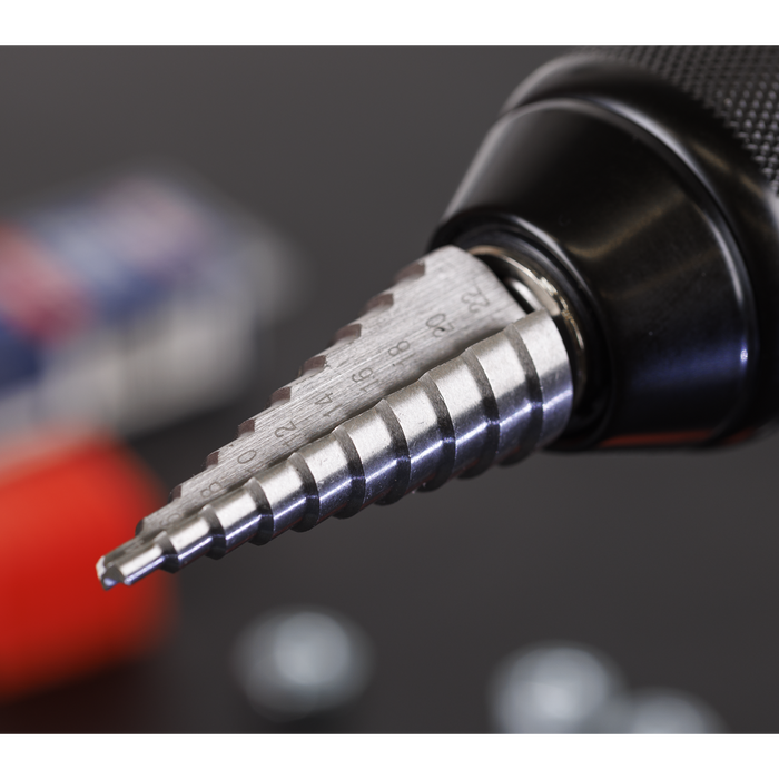 Straight Flute HSS 4341 Step Drill Bit 4-22mm | AK4744