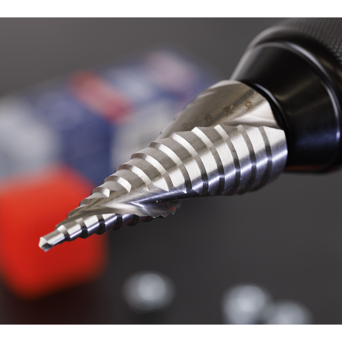 Spiral Flute HSS 4341 Step Drill Bit 4-30mm | AK4748