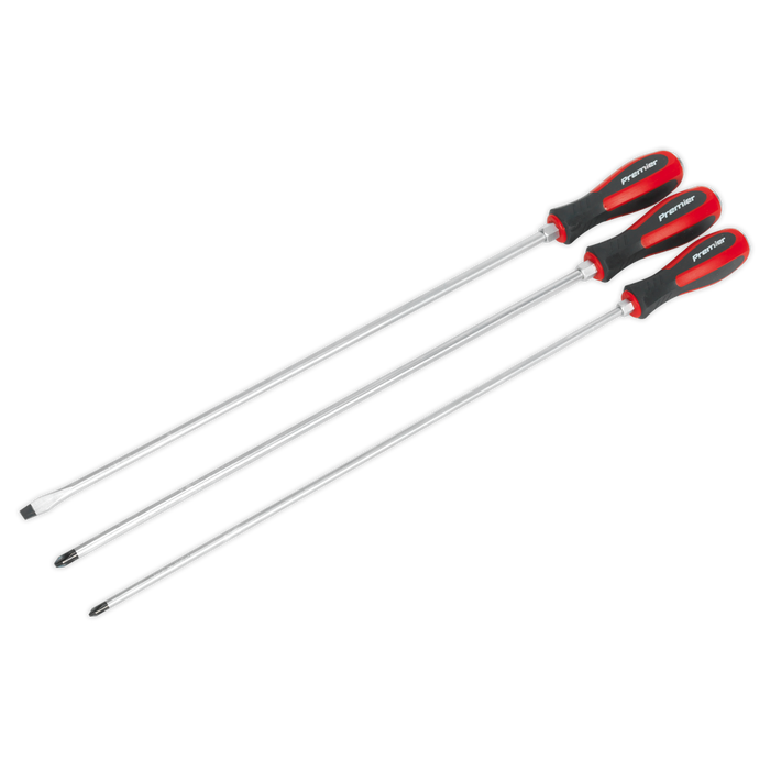 Premier Extra-Long Hammer-Thru Screwdriver Set 450mm 3pc | AK4935