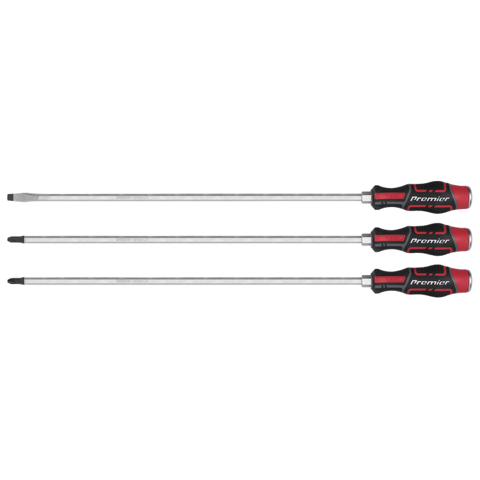 Premier Extra-Long Hammer-Thru Screwdriver Set 450mm 3pc | AK4942