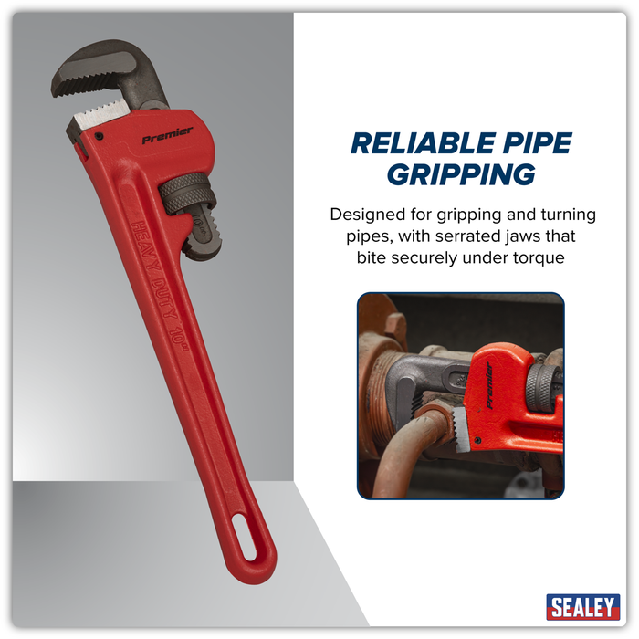 Premier Cast Steel Pipe Wrench European Pattern 250mm | AK5102