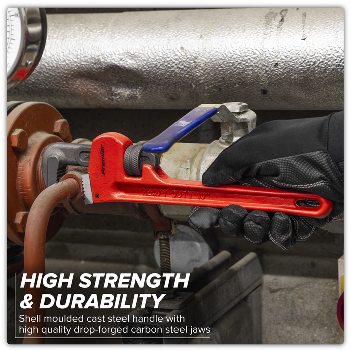Premier Cast Steel Pipe Wrench European Pattern 250mm | AK5102