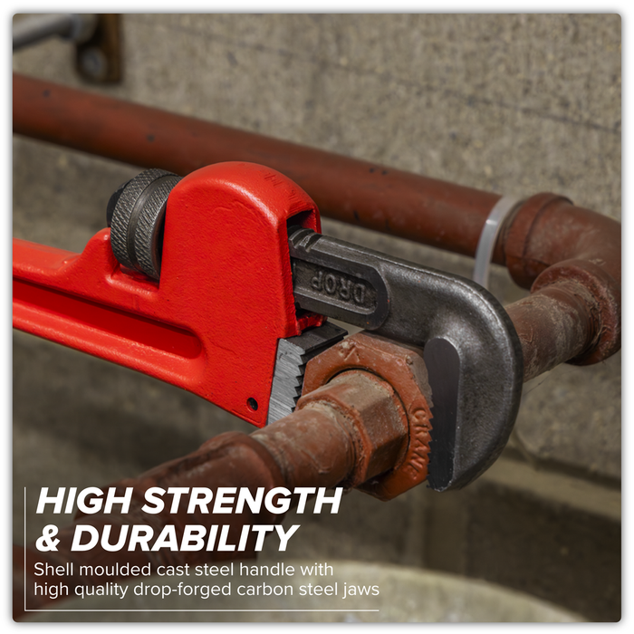 Premier Cast Steel Pipe Wrench European Pattern 300mm | AK5103