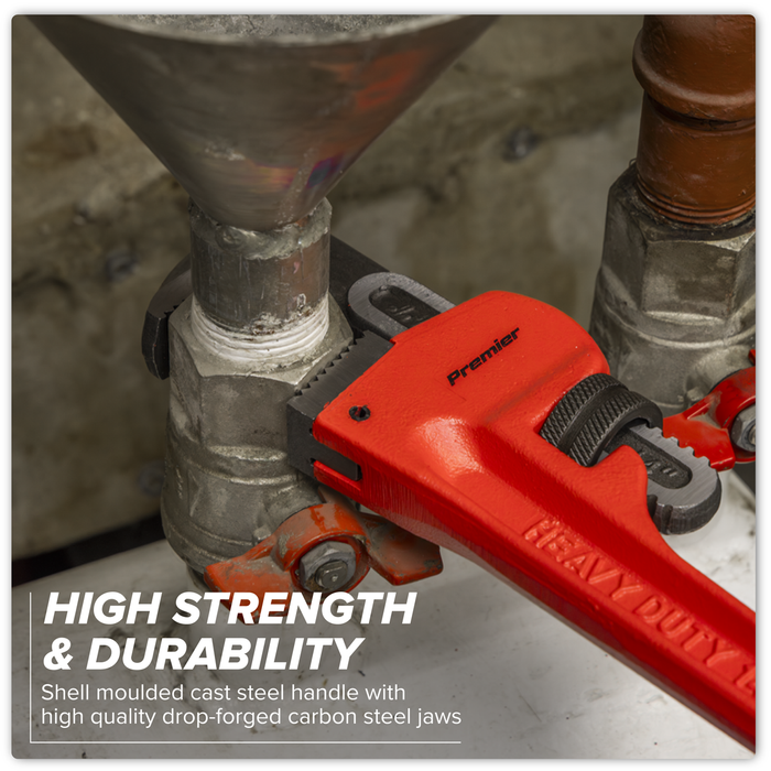 Premier Cast Steel Pipe Wrench European Pattern 350mm | AK5104
