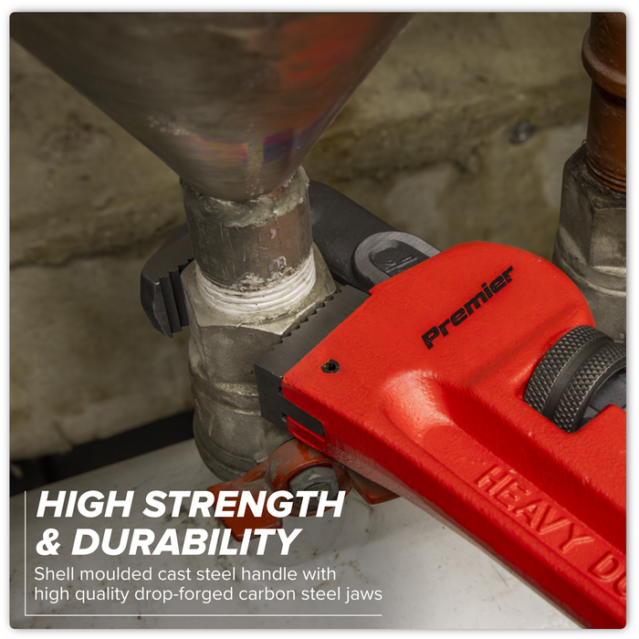 Premier Cast Steel Pipe Wrench European Pattern 450mm | AK5105