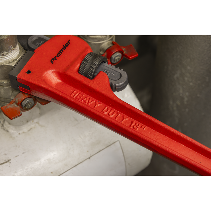 Premier Cast Steel Pipe Wrench European Pattern 450mm | AK5105