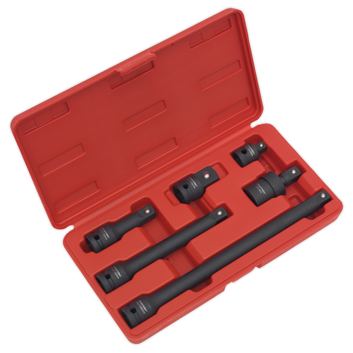 Premier Impact Adaptor & Extension Bar Set 1/2"Sq Drive 6pc | AK5514