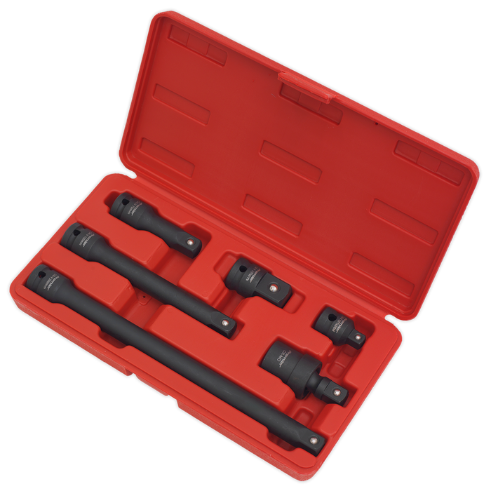 Premier Impact Adaptor & Extension Bar Set 1/2"Sq Drive 6pc | AK5514