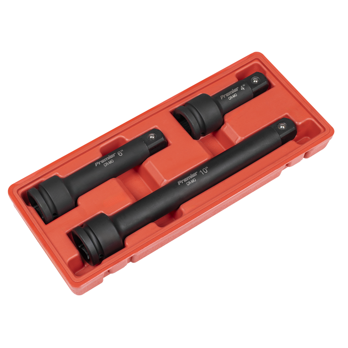 Premier Impact Extension Bar Set 3/4"Sq Drive 3pc | AK5515