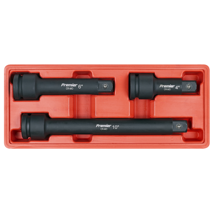 Premier Impact Extension Bar Set 3/4"Sq Drive 3pc | AK5515