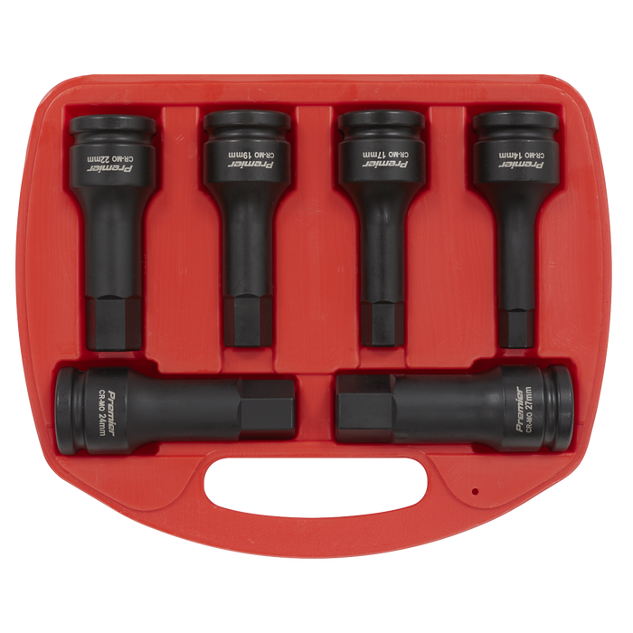 Premier Hex Impact Socket Bit Set 3/4"Sq Drive 6pc | AK5586
