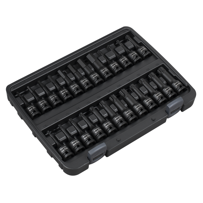 Premier Hex/TRX-Star*/Spline Impact Socket Bit Set 1/2"Sq Drive 24pc | AK56000