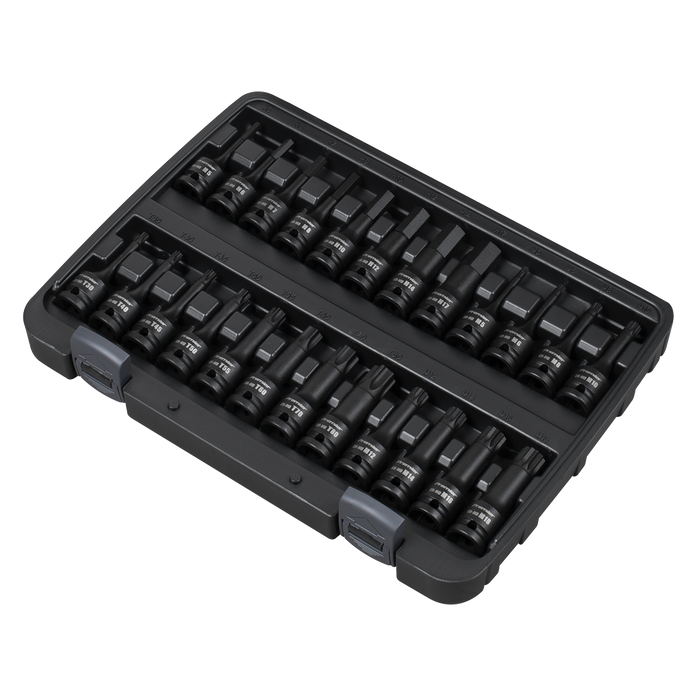 Premier Hex/TRX-Star*/Spline Impact Socket Bit Set 1/2"Sq Drive 24pc | AK56000