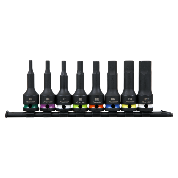 Premier TRX-Star* Impact Socket Bit Set 1/2"Sq Drive 8pc | AK56002