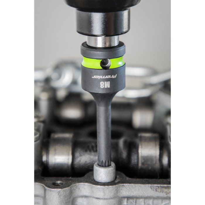Premier Spline Impact Socket Bit Set 1/2"Sq Drive 8pc | AK56004