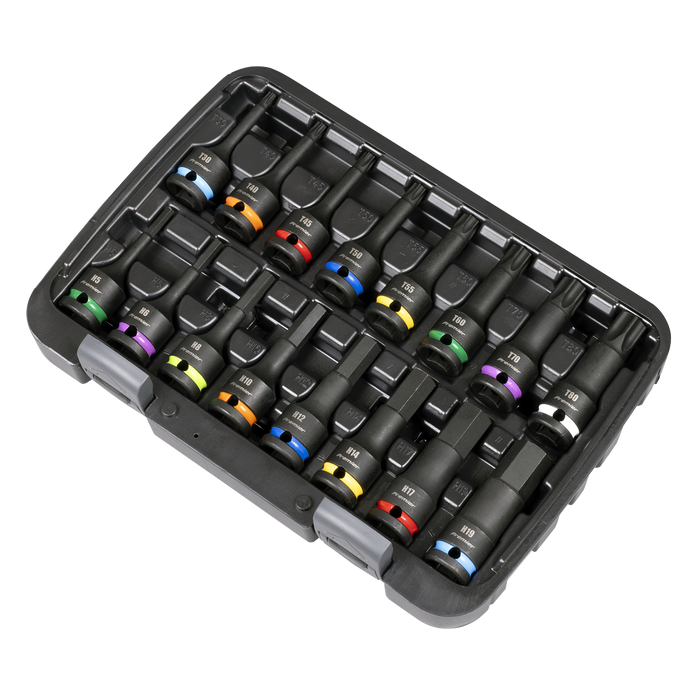 Premier Hex & TRX-Star* Impact Socket Bit Set 1/2"Sq Drive 16pc | AK56005