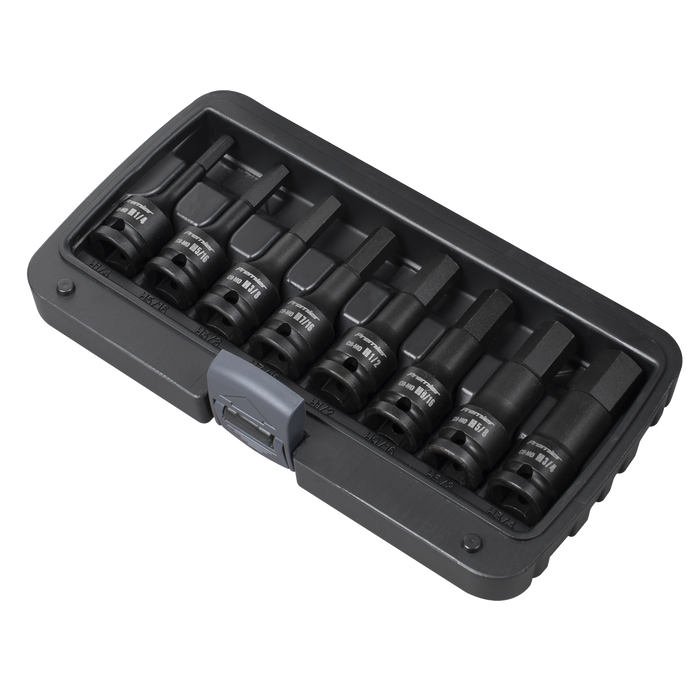 Premier Imperial Hex Impact Socket Bit Set 1/2"Sq Drive 8pc | AK5600