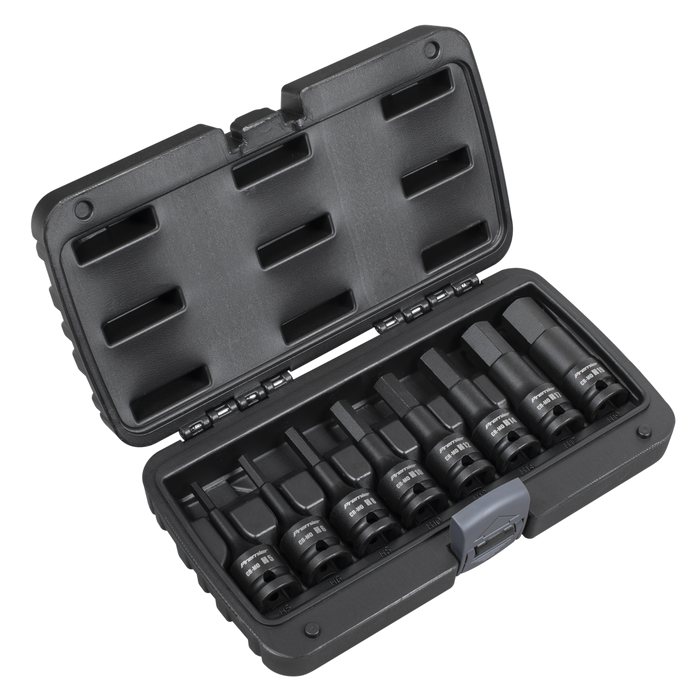 Premier Hex Impact Socket Bit Set 1/2"Sq Drive 8pc | AK5601