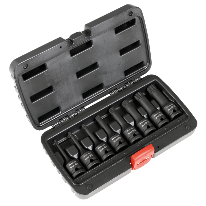 Premier Spline Impact Socket Bit Set 1/2"Sq Drive 8pc | AK5604