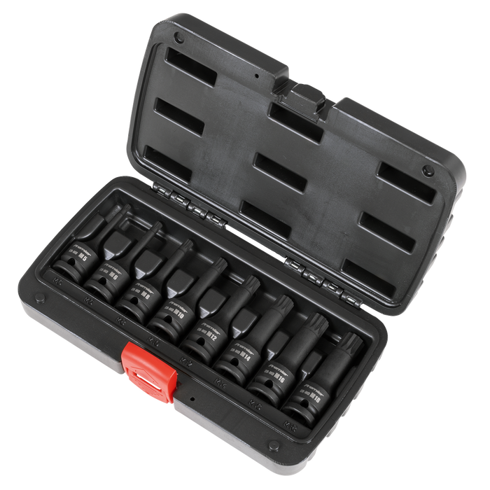 Premier Spline Impact Socket Bit Set 1/2"Sq Drive 8pc | AK5604