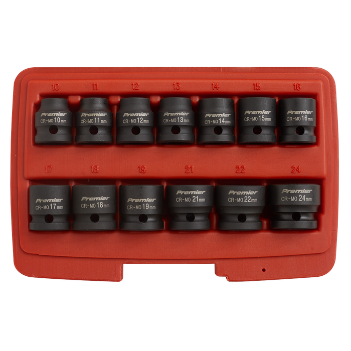 Premier Low Profile Impact Socket Set 1/2"Sq Drive 13pc | AK5613LP