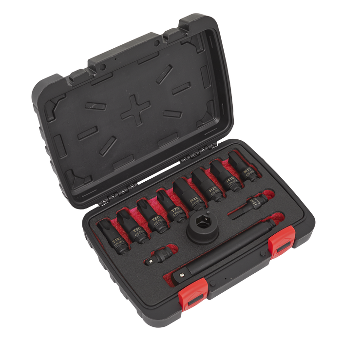 Premier Impact Socket Bit & Accessories Set 3/4"Sq Drive 12pc | AK5617