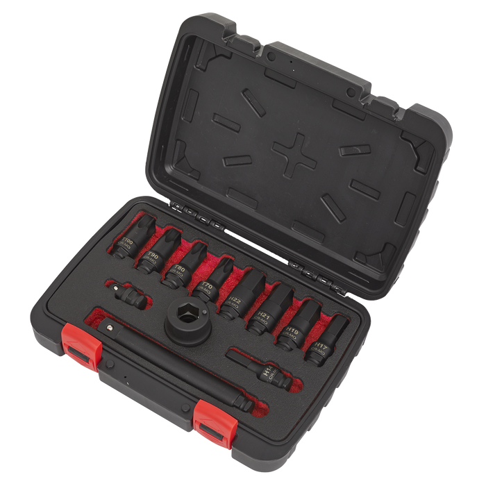 Premier Impact Socket Bit & Accessories Set 3/4"Sq Drive 12pc | AK5617