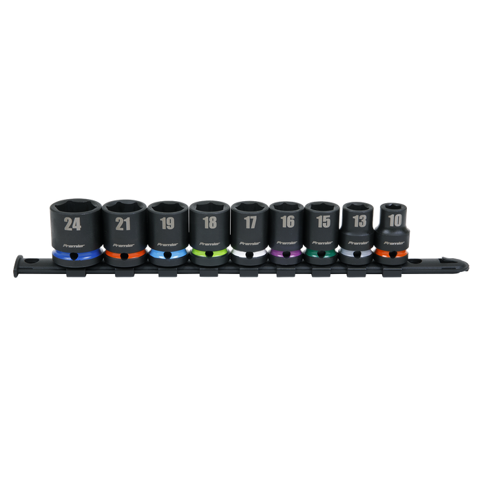 Premier Impact Socket Set 1/2"Sq Drive 9pc | AK5618M