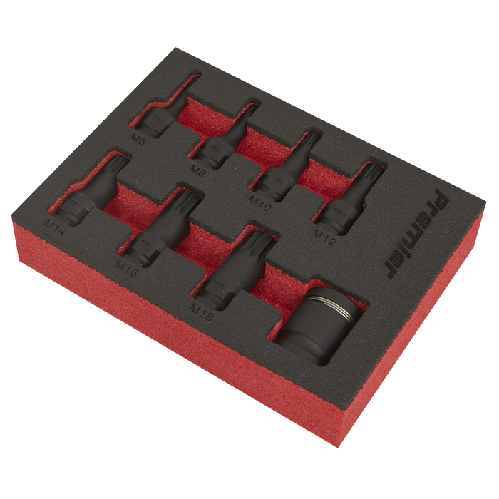 Premier Spline Impact Socket Bit Set 3/8"Sq Drive 8pc | AK5622
