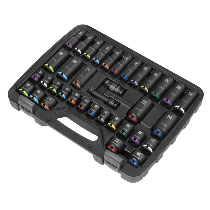 Premier Impact Socket Set 3/8"Sq Drive 36pc | AK5633M