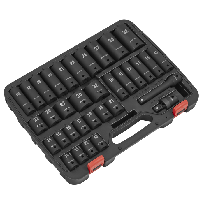 Premier Impact Socket Set 1/2"Sq Drive 34pc | AK5634M