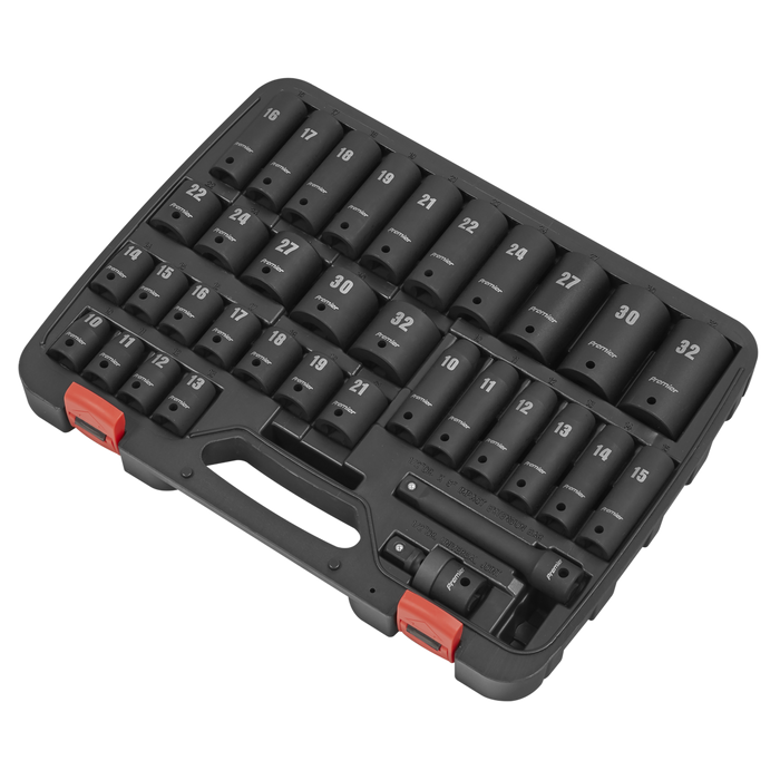 Premier Impact Socket Set 1/2"Sq Drive 34pc | AK5634M