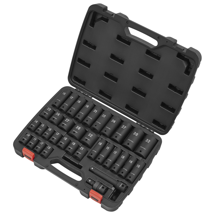 Premier Impact Socket Set 1/2"Sq Drive 34pc | AK5634M