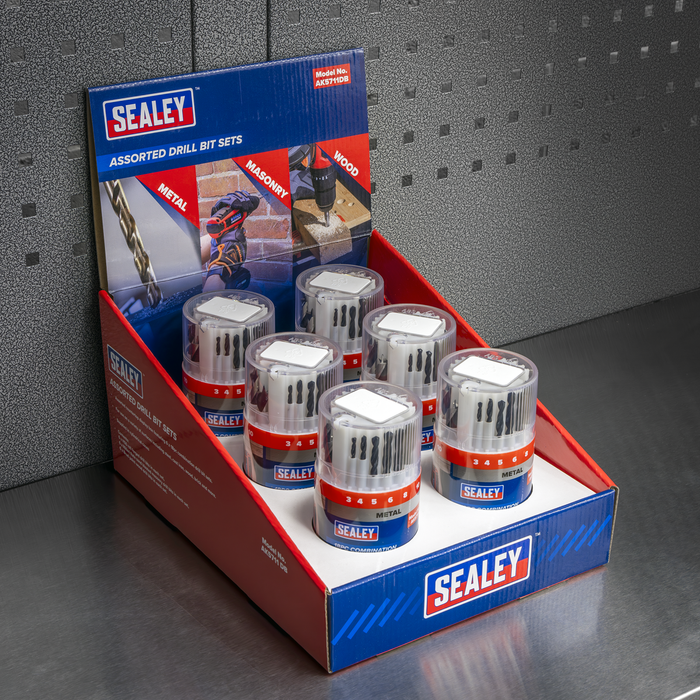 Combination Drill Bit Sets - Display box of 6 | AK5711DB